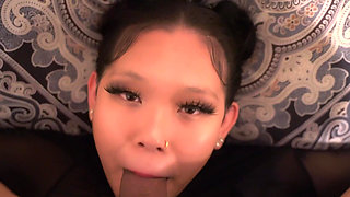 Sexy Submissive Asian Babe Face Fucked