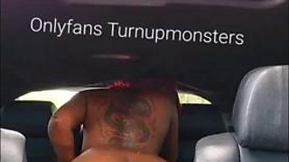 Fuck in car - Black couple: Big Tits, Big Ass  Blowjob Porn