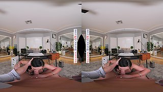 Manager's Daughter-in-law, Audrey Bitoni, Requests The Fresh Dude To Get To Work On Her Monstrous Udders And Raw Puss