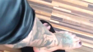 Foot slave from the wardrobe