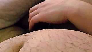 Step mom embracing step son big dick without condom