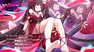 Star rail, anime porn, foot worship
