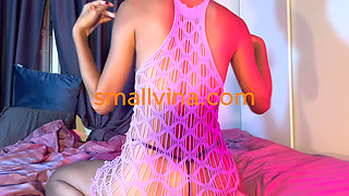 Diva Asian Babe Twerking Solo Strip Teaser Real Good