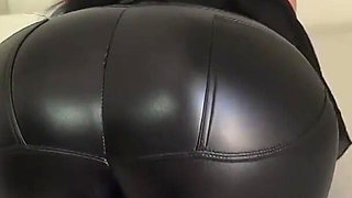 Leather ass fucked and full of sperm Compilation