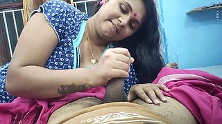 Malayali stepmom Vaishnavysharunraj gives hot oral pleasure and gets down with her stepson