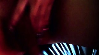 Slutty amateur flashing her big boobs in the backseat