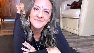 Busty brunette solo masturbation