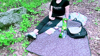 Horny Housewife Gets Fucked and Creampie - Strange Guy My Husband Left Me in the Woods, I Found a Boyfriend
