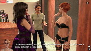 GF's Friend Watches Oral Pleasure - the Spellbook Pure #13 Animated Game Gameplay