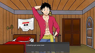 Animated cartoon fantasy with a one-piece swimsuit and some steamy moments featuring Loveskysan69real