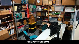 Shoplyfter - skinny teenage (Alex Harper) and unwrapped down