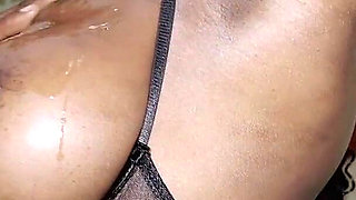 Petite Ebony Slut Fucked by Tatted Hood Dude