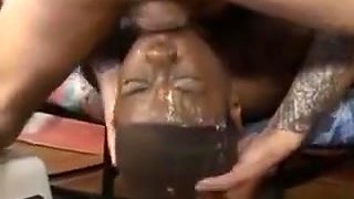 White Guy Fucking Wig Right Off Black Ghetto Sluts Head
