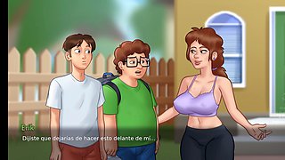 3d sleeping mom, summertime saga all, sleep