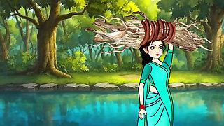 Rekha and Jagan fiercely. Hindi Cartoon Sex Story