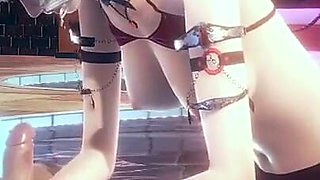 Hentai Sexy Girl Handjob and Fucked at Pool