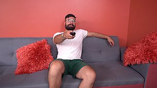 Shameless Lesbian Friend Fucks Her Friend's Husband in Her Face and Ends up in a Bisexual Threesome.