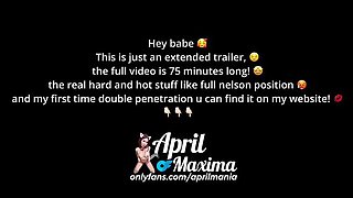 Petite Asian Teen Cheats with BBC DP While Hubby's Away - April Maxima