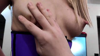 fucked a gorgeous chick in high heels, cum in her mouth