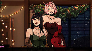 Naruto Shinobi Lord - Part 2 - Sakura and Hinata Special Threesome by Loveskysan