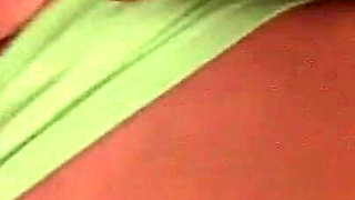 Handsome Man Pounds Wet Cunt of a Cute Teen on Armchair While She Sucks a Huge Lollipop