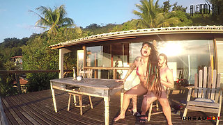 Sex on Ilhabela Beach with the Naughty Dread Hot