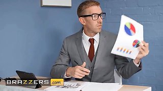 Brazzers - office hottie Catherine Knight pounds coworker xander and chief Danny D in a steamy threeway