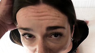 Amateur teen Blowjob with hardcore drilling