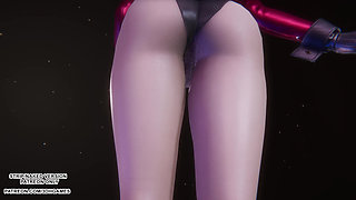 [mmd] T-ara - Day by Day Ahri Sexy Striptease League of Legends Hentai Uncensored 4K 60fps