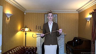 Naughty blonde femdom fetish hottie rams ass with strapon