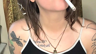 Armpit Worship and Smoking Tease with Chery Trees