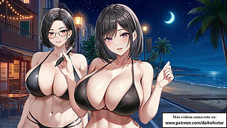 Spanish Hentai JOI. Women watch as YOU peel it in the street (fantasy). Very immersive role.