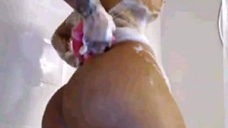 Big Booty Latina With Huge Tits In The Shower