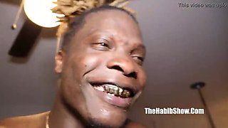 Ebony amateur Shorty Mena Carlisle Takes on Big Louie's BBC