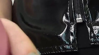 A Jerk-off Instruction with the Strap-on