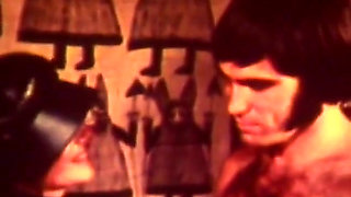 Red-tinted Vintage Loop Captures Retro Foursome in Raw Action