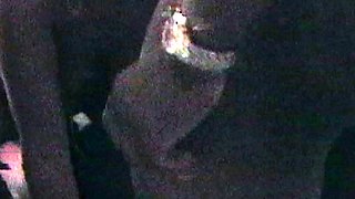 Busty brunette sucks and licks big cock in a close up