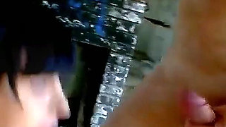 Step father fucks horny skinny step daughter Carol hard in the lost place