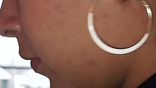 The Delivery Girl Can't Resist and Massages My Abs????