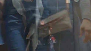 Horny Bestfriend Let Me Cum Inside Her at the Fitting Room, Risky Outdoor Fucked