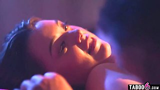 Stepfather Covertly Bangs Blonde Teenfriend Anny Aurora at Night
