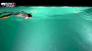 Naked Snorkel Night Slut Underwater Play