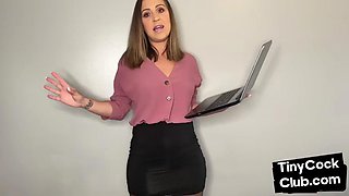 Upskirt babe dirty commeting small dicks