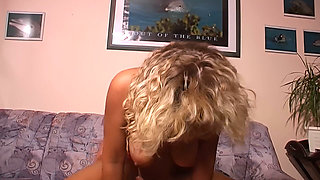 Blonde Slut and Glasses Babe Suck Cock and Get Fucked Hard