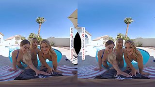 Big-Cock Stud Pounds Horny Student Classmates Candice Dare, Daisy Stone, And Kenzie Madison In Wild