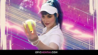 Tennis Match Sparks Steamy Lesbian Double Penetration Threesome