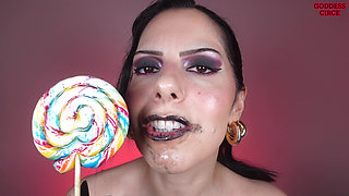 All Black, Except the Lollipop - Stroke Your Cock for Me, Loser