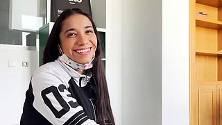 Colombian Girl In The Street