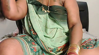 Thevudiya Pondati Humiliates Her Husband and Stretch Her Own Pussy and Squirt All Over His Cock