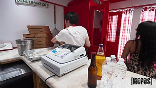 Scarlett Karli's Pizza Affair Ignites Wild Passion